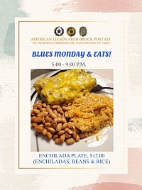 ENCHILADA PLATE W/BEANS & RICE - $12.00